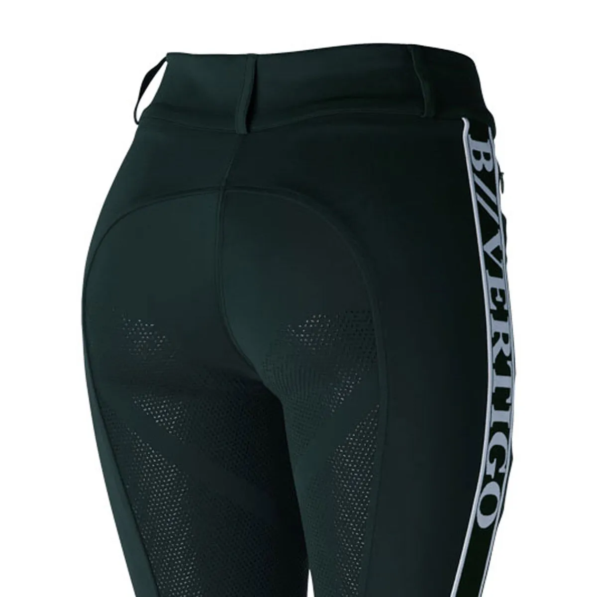 B Vertigo Pantalon d'équitation fonctionnel taille haute fond intégral silicone Angelika, femme