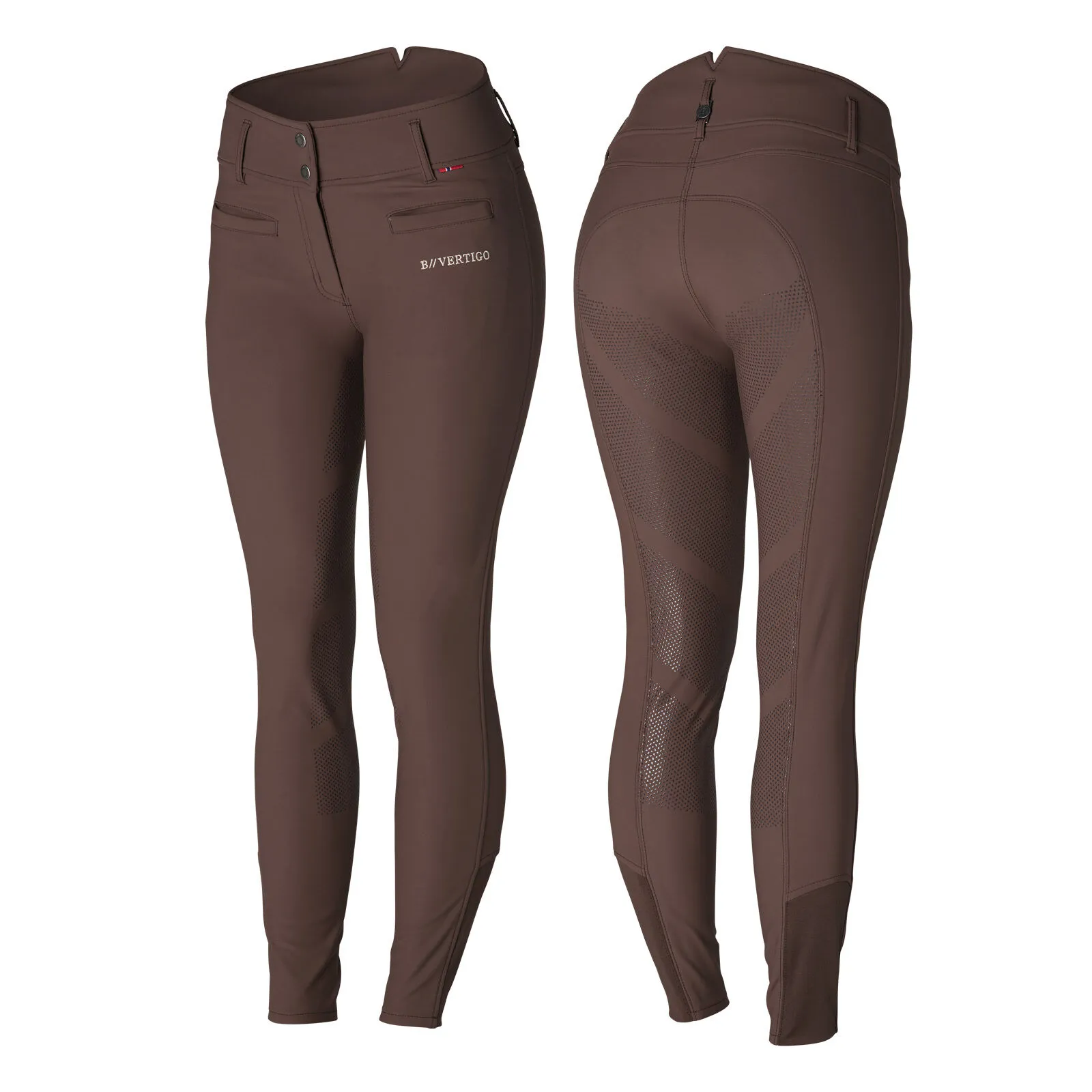 B Vertigo Pantalon d'équitation thermique Fond Intégral Silicone Tiffany, femme