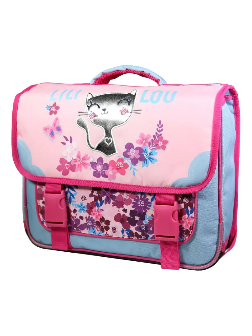 BAGTROTTER Cartable 38 cm Lili Lou Rose - Rose