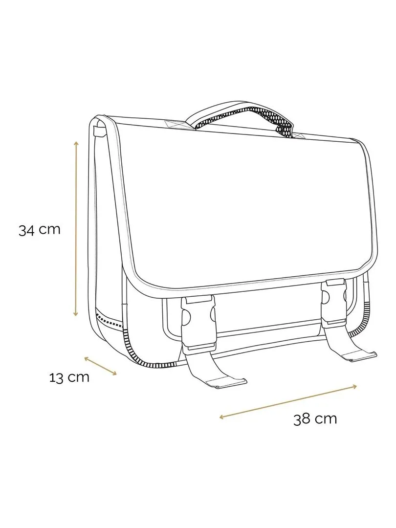 BAGTROTTER Cartable 38 cm Nasa Gris - Gris