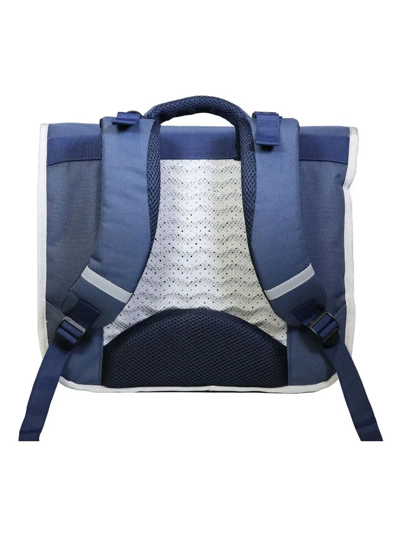 BAGTROTTER Cartable 38 cm Phileas Football Bleu - Système Smart Comfort - Bleu