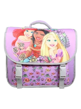 BAGTROTTER Cartable 38 cm Princesses Violet Fleurs - Violet