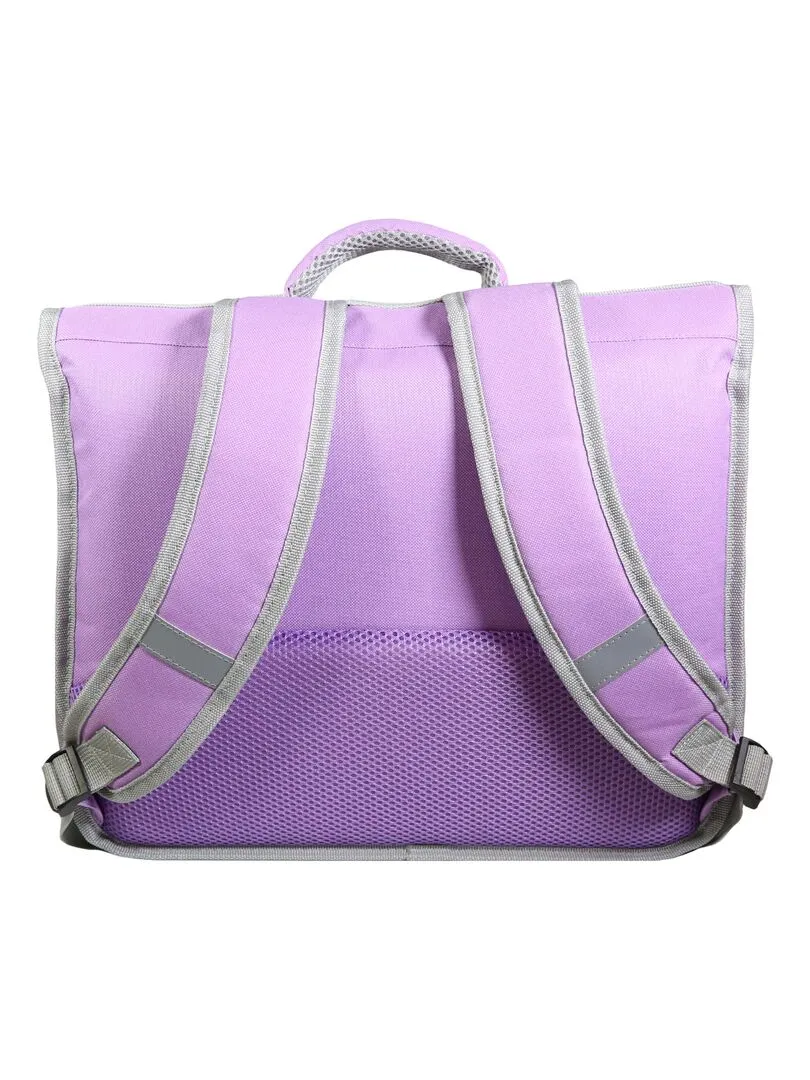 BAGTROTTER Cartable 38 cm Princesses Violet Fleurs - Violet