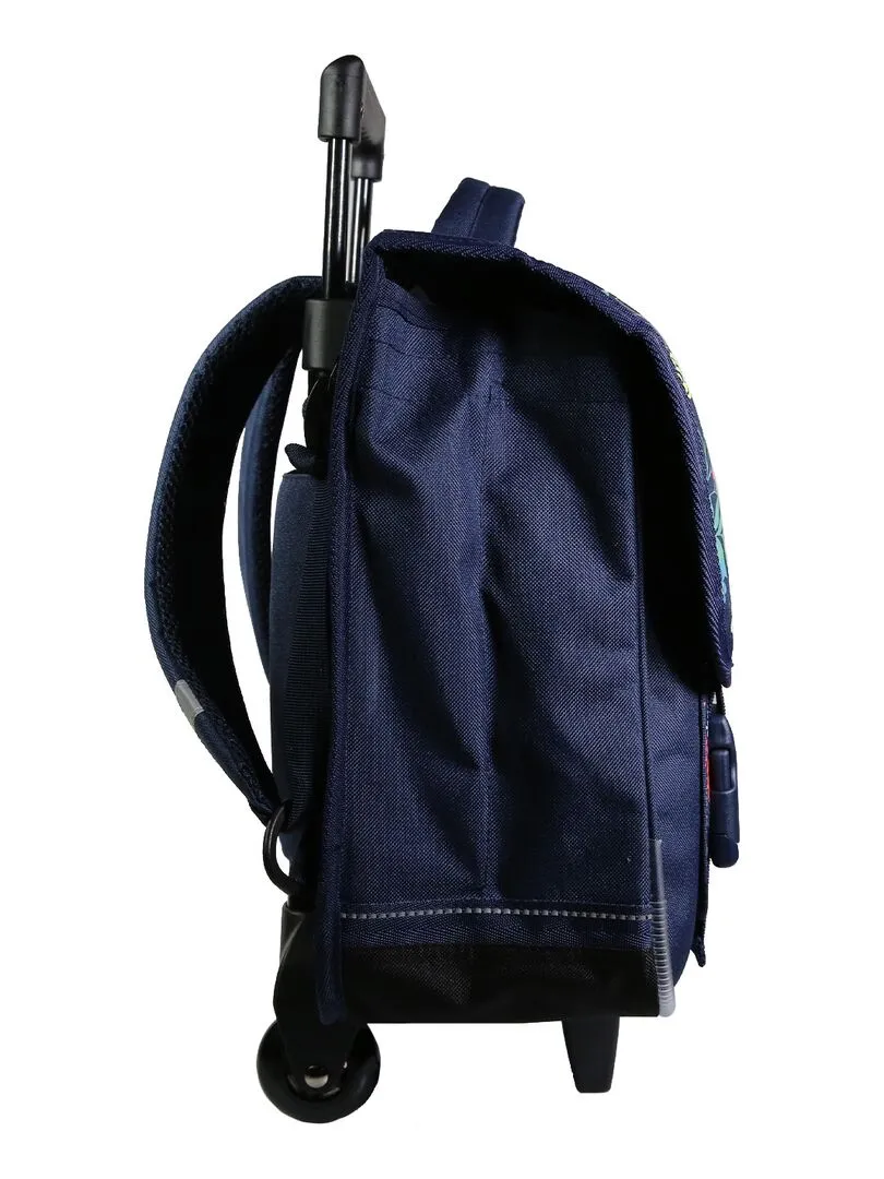 BAGTROTTER Cartable à roulettes 38 cm Cybel Cheval Licorne Bleu - Bleu