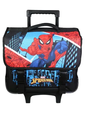 BAGTROTTER Cartable à roulettes 38 cm Spider-Man Bleu - Bleu