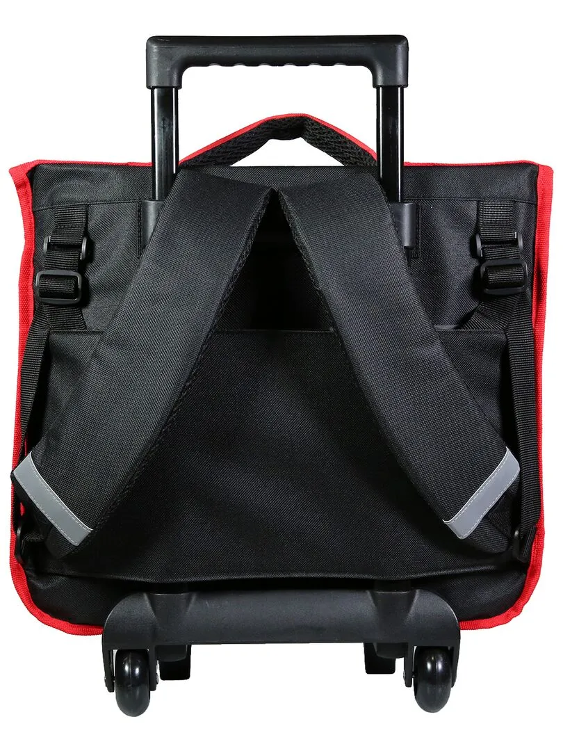 BAGTROTTER Cartable à roulettes 38 cm Spider-Man Noir Toile d'araignée - Noir