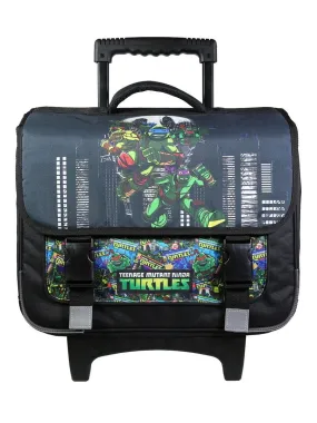 BAGTROTTER Cartable à roulettes 38 cm Tortues Ninja Noir - Noir