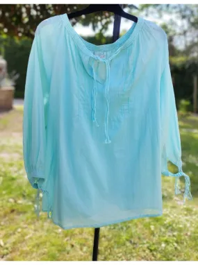 Blouse avec caraco Van Dos