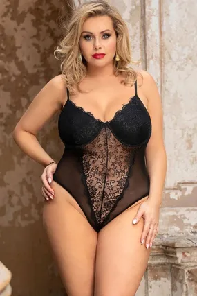 Body Dentelle Noir Grande Taille