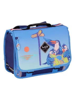 BODYPACK Cartable 38 cm recyclé Famille oiseau - Bleu