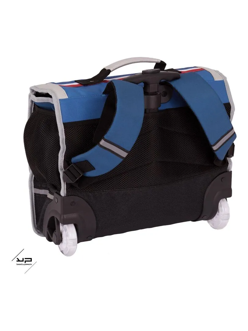 BODYPACK Cartable à roulettes 41 cm Objectif Lune - Bleu