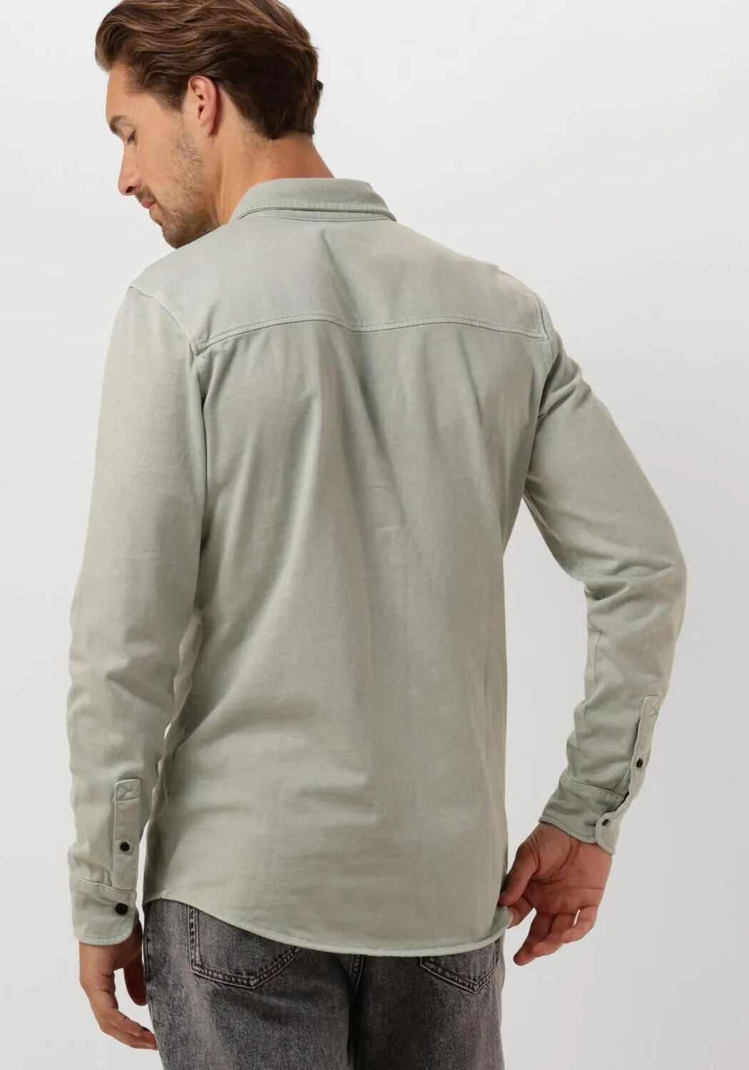 butcher of blue surchemise finn pocket jersey shirt en vert