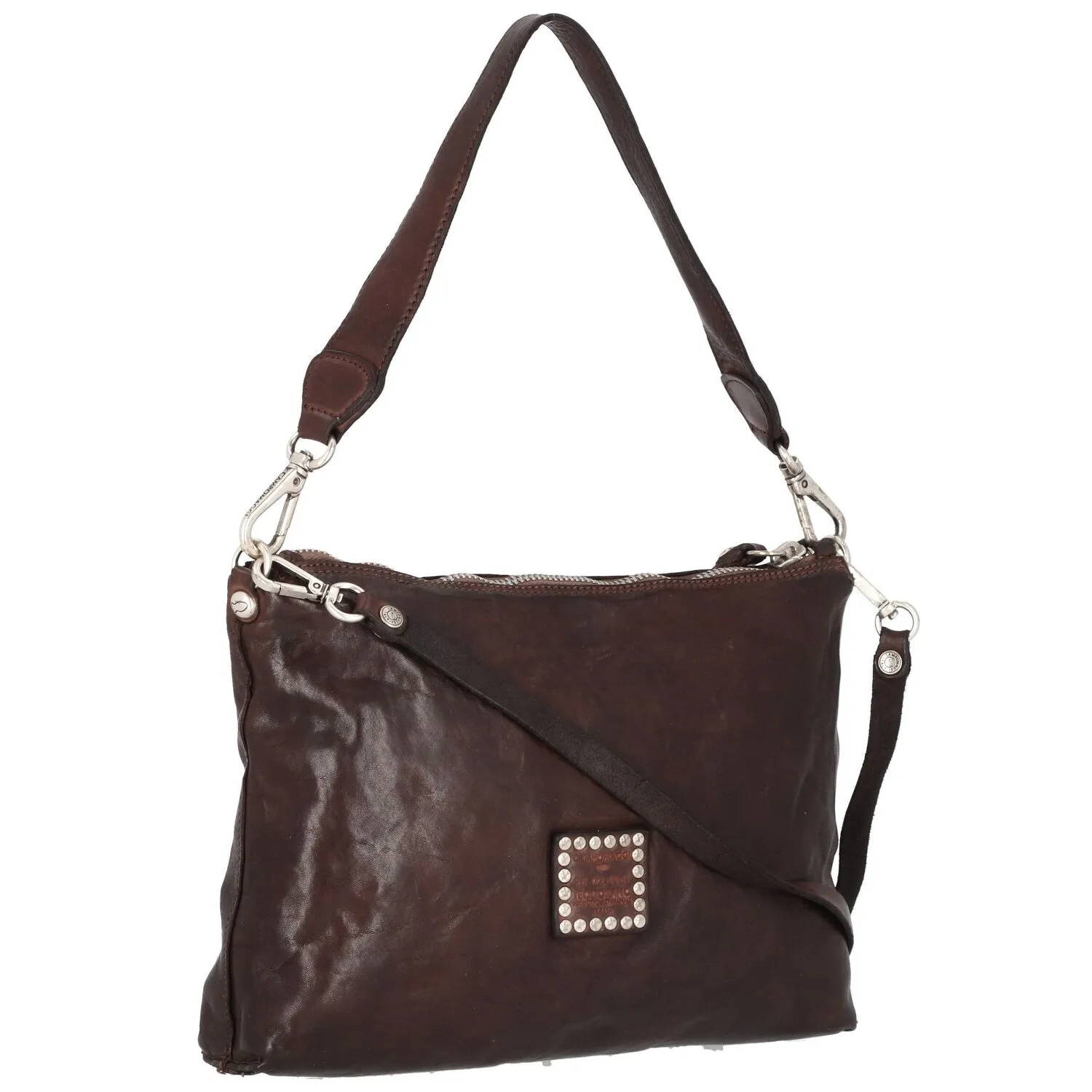 Campomaggi Pochette Sac à bandoulière en cuir 29 cm