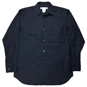 Comme des Garcons Shirt Patchwork Covered Cut Out Sample Shirt