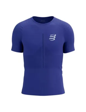 COMPRESSPORT RACING SS TEE DAZZING BLUE  Tee shirt de running