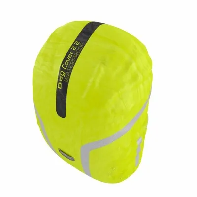 Couvre sac à dos imperméable jaune fluo