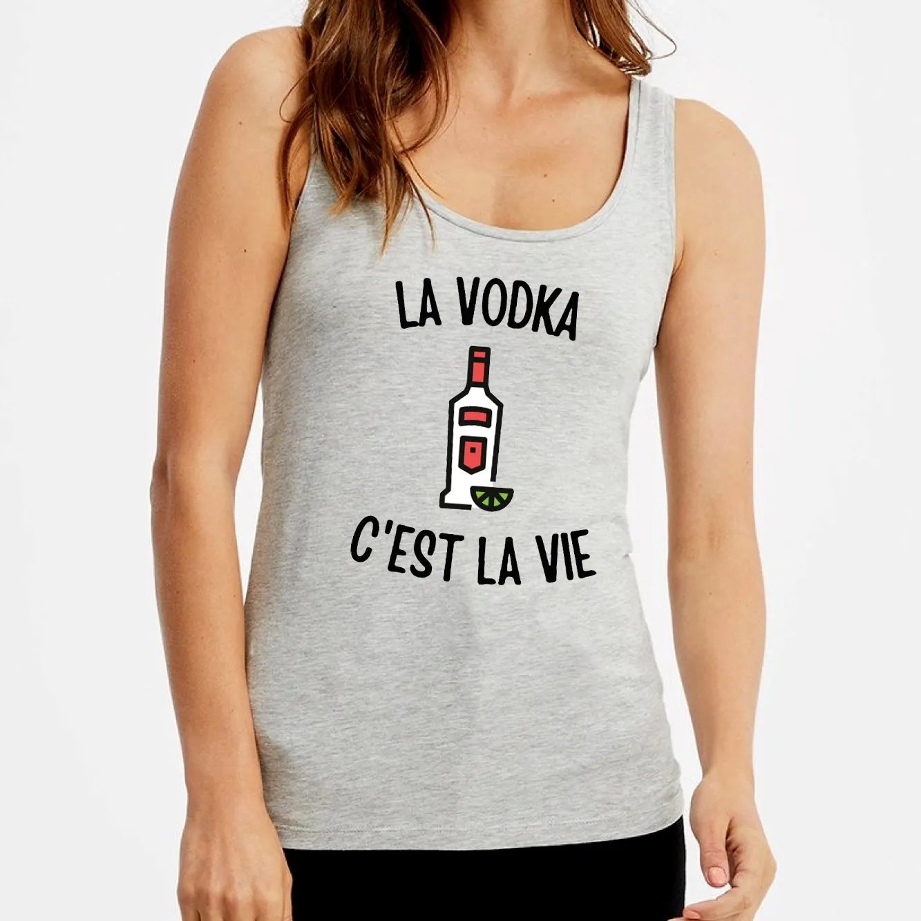 Débardeur Femme La vodka c'est la vie