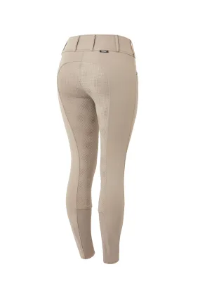 Horze Pantalon d'équitation Thermo Grand Prix avec fond peau silicone, femme