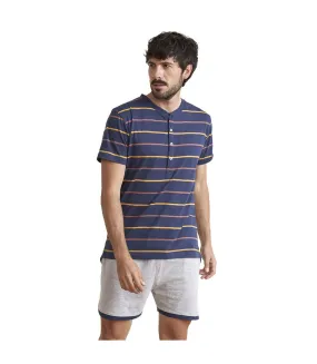 JJBEH5201 men's short-sleeved pajamas