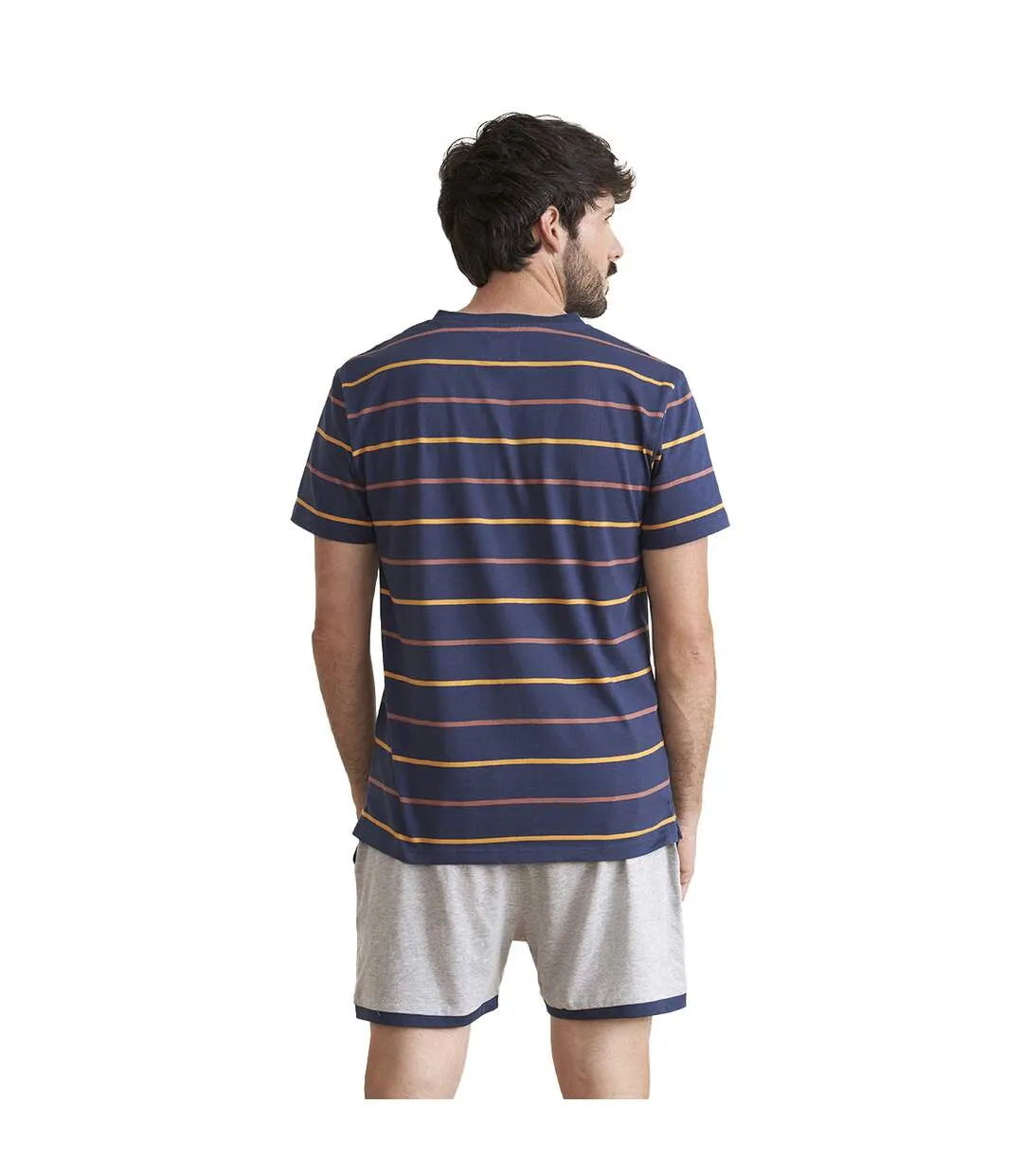 JJBEH5201 men's short-sleeved pajamas