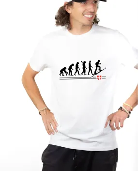 Les Savoyards - T-SHIRT HOMME : ÉVOLUTION SKI DE RANDONNEE