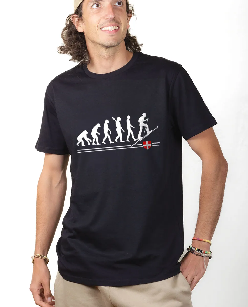 Les Savoyards - T-SHIRT HOMME : ÉVOLUTION SKI DE RANDONNEE