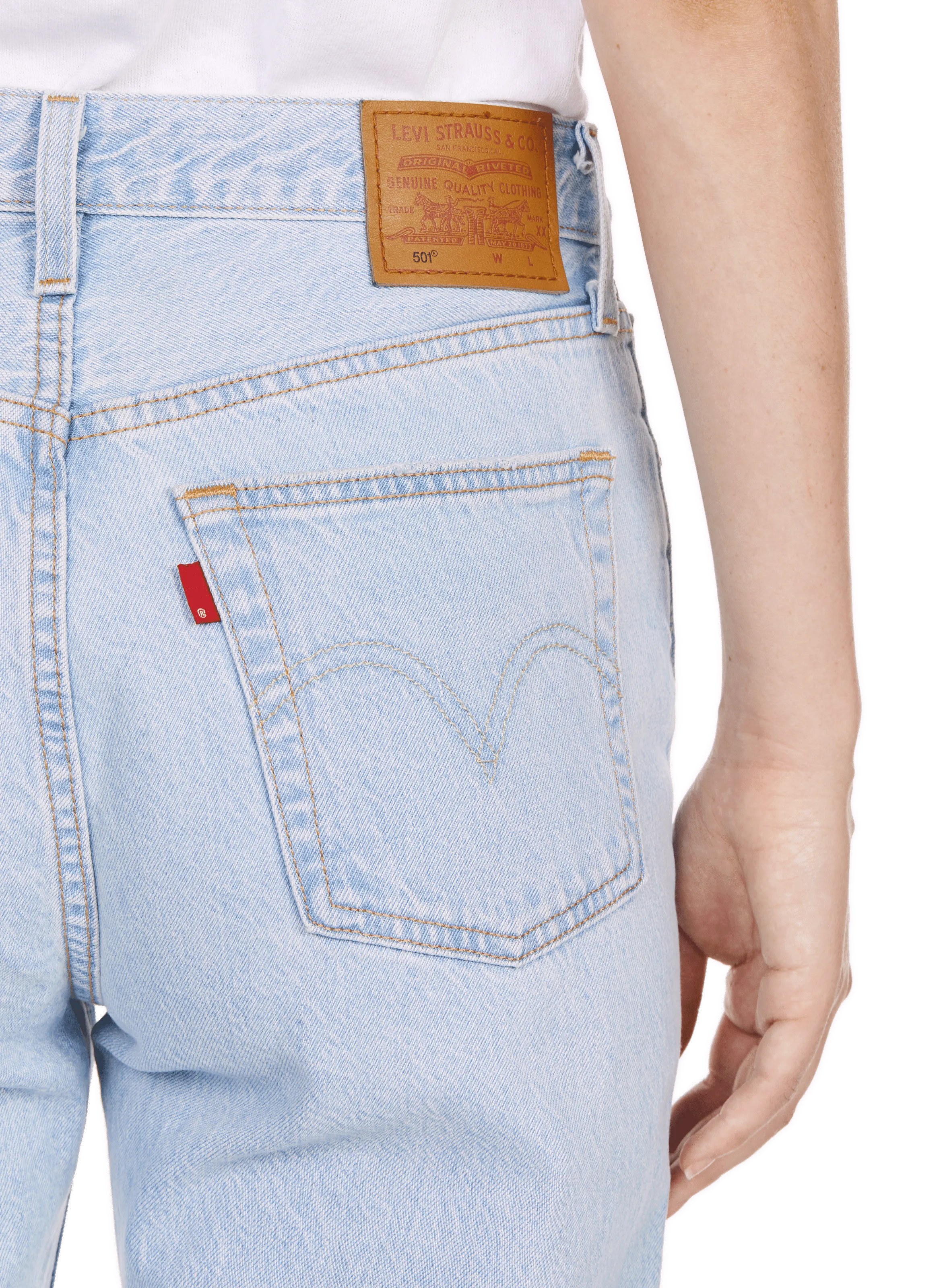 LEVI'S  Jean 501 Cropped - Multicolore