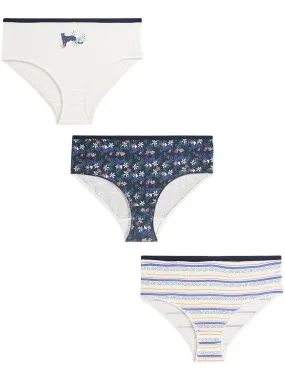 Lot de 3 culottes fille Rapido - Multicolore