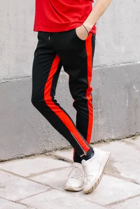 Pantalon jogging à bandes