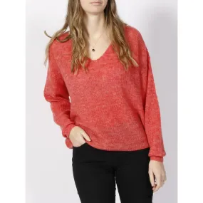 Pull laine mag rouge femme - Teddy Smith | wimod