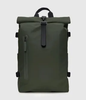 RAINS Partager  Sac à Dos Rolltop Rucksack Large Green  