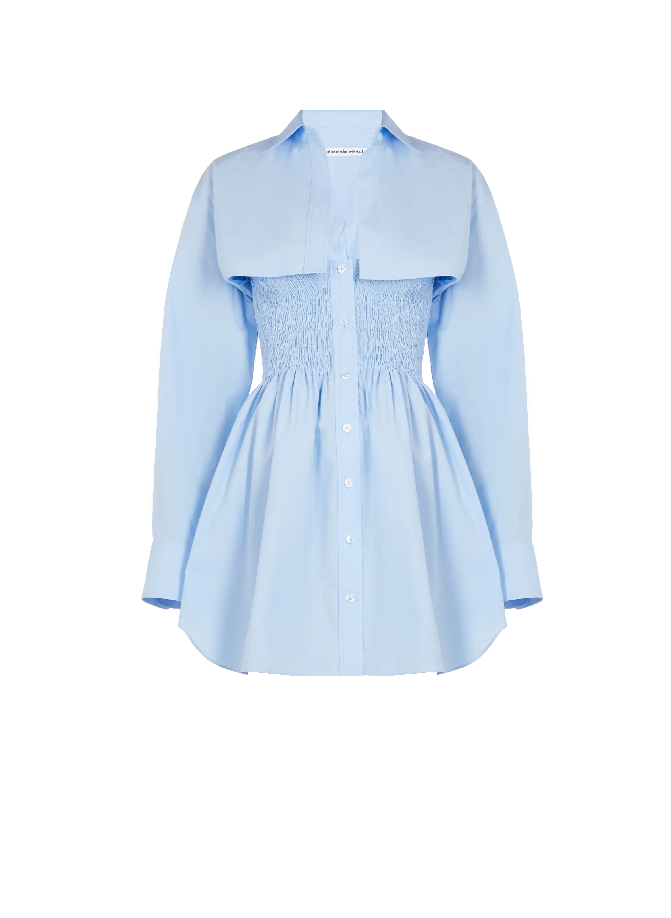 ROBE COURTE AVEC SURCHEMISE - ALEXANDER WANG pour FEMME | Printemps