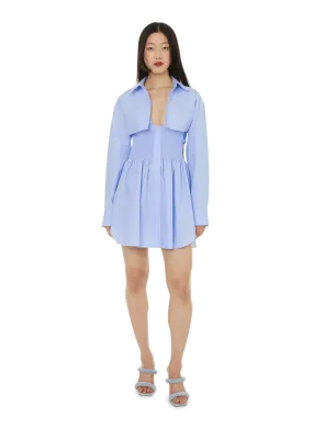 ROBE COURTE AVEC SURCHEMISE - ALEXANDER WANG pour FEMME | Printemps