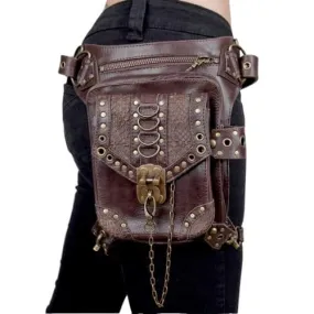 Sac Ceinture Cuir Femme - Steampunk Style