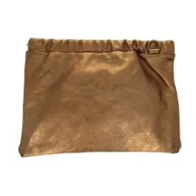 Sac pochette cuir bronze Maison Suzanne - Le petit Souk