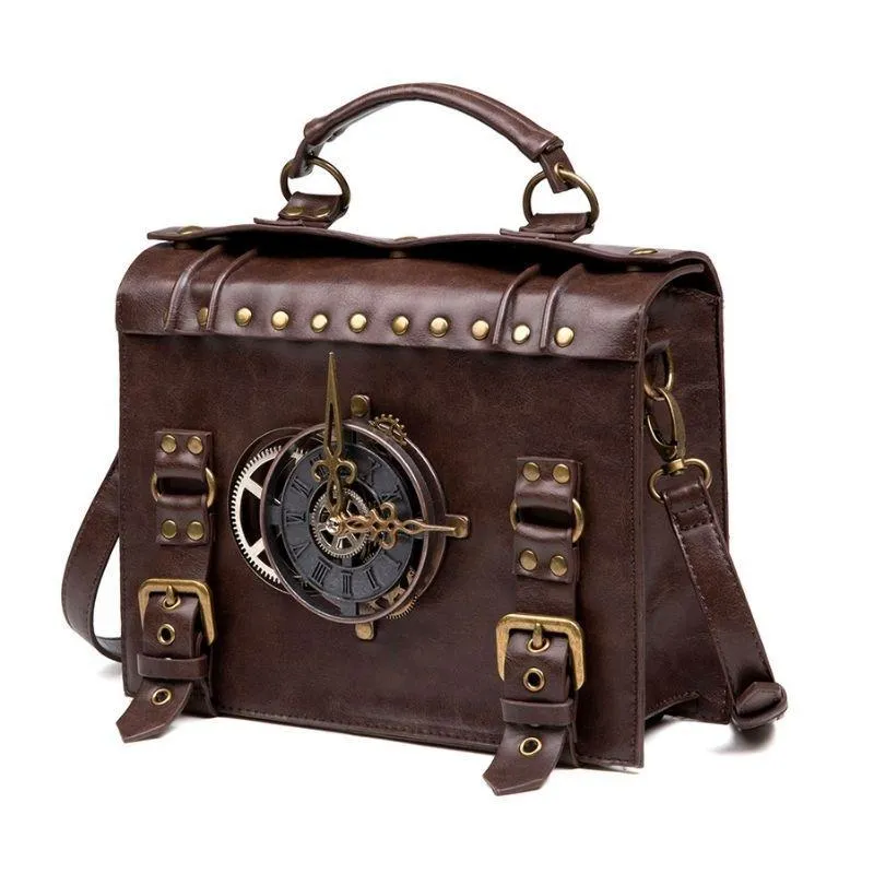 Sac Steampunk EDISON avec Portefeuille