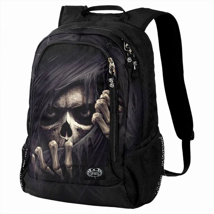 Sac à Dos 'Grim Ripper' Noir avec Poche pour Laptop