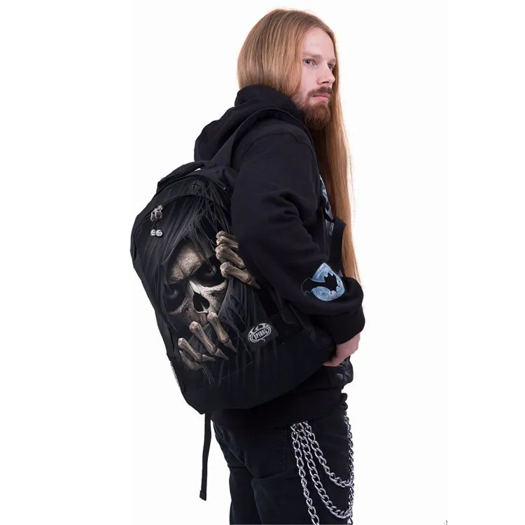 Sac à Dos 'Grim Ripper' Noir avec Poche pour Laptop