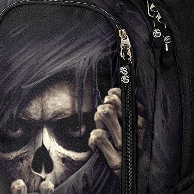 Sac à Dos 'Grim Ripper' Noir avec Poche pour Laptop