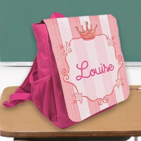 Sac à dos enfant princesse personnalisé