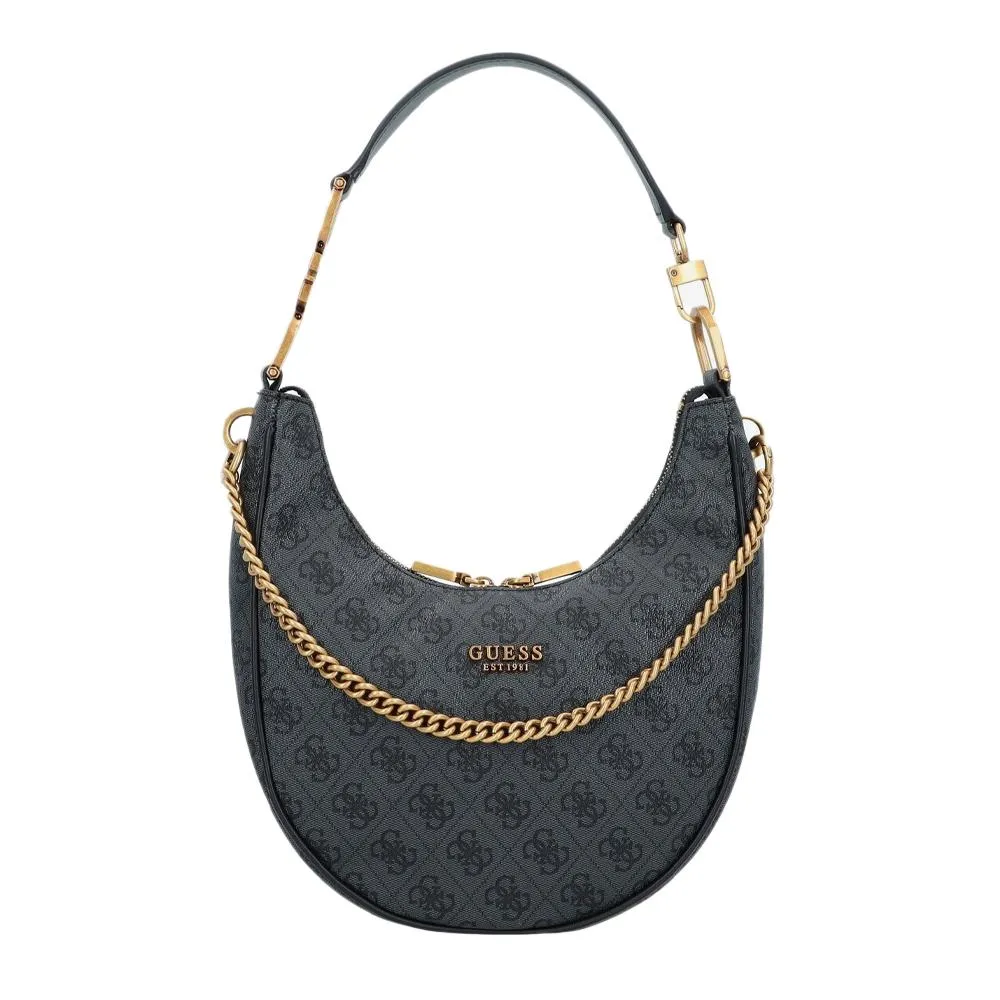 Sac à Main Noir/Gris Femme Guess Dagan Convertible