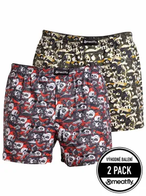 short Meatfly Agostino 2 Pack - Graveyard - men´s