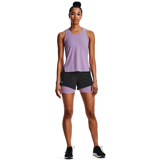 Short pour femme Under Armour  Iso-Chill Run 2N1 Short-GRY