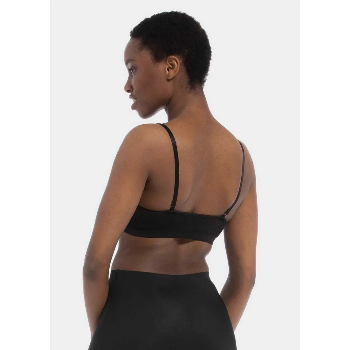 Soutien-gorge Confort bretelles fines sans armature Noir | 3 Suisses