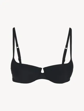 Soutien-gorge corbeille en noir