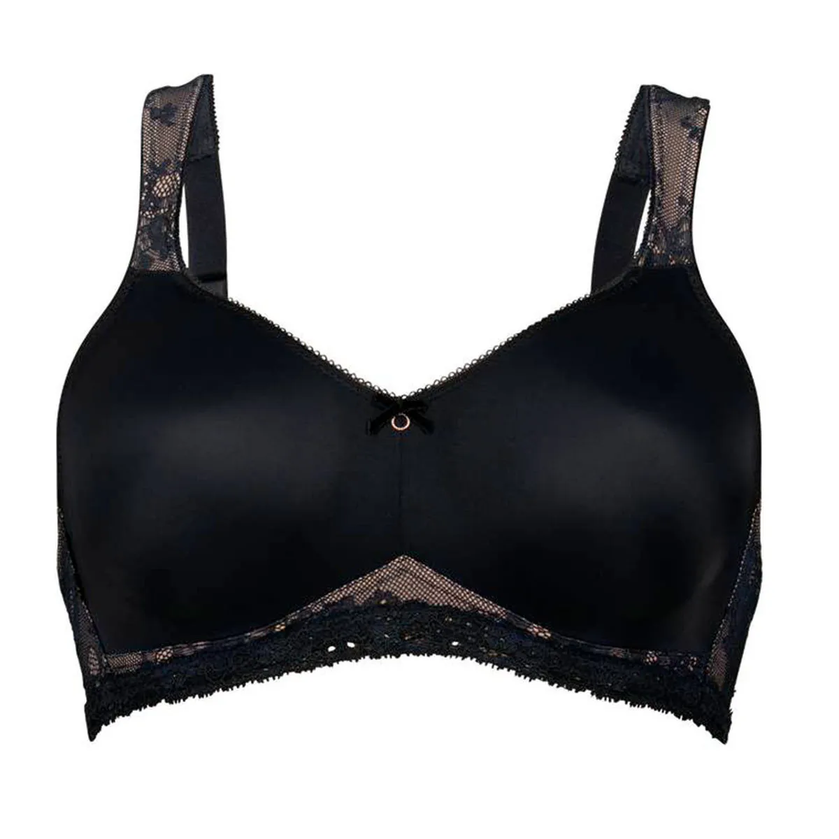 Soutien-gorge d'allègement sans armatures Abby noir de Rosa Faia