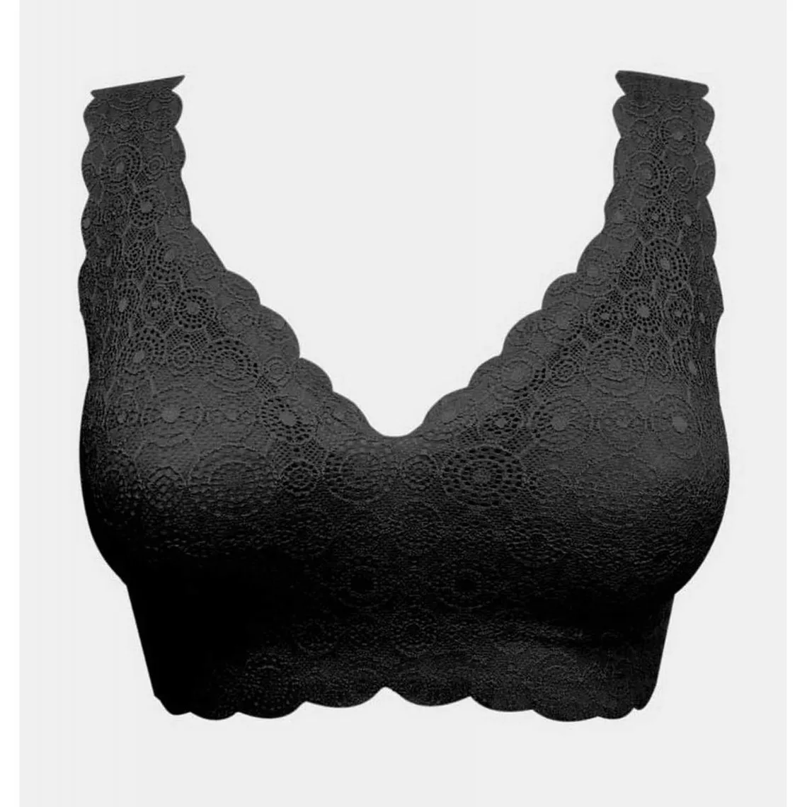 Soutien-gorge dentelle sans armature Noir | 3 Suisses