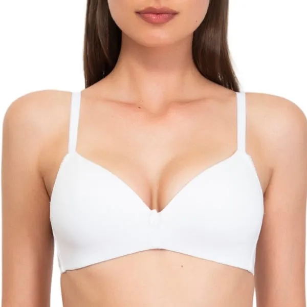 Soutien-gorge paddé en coton bio True milk par Verdissima