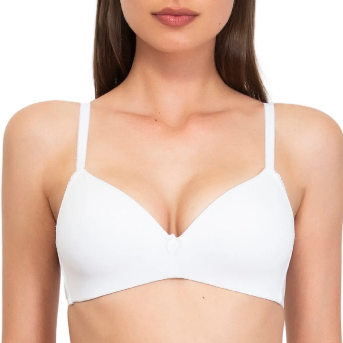 Soutien-gorge paddé en coton bio True milk par Verdissima