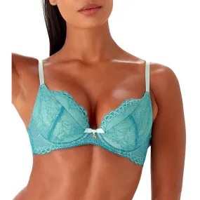 Soutien-gorge push-up plongeant armatures - Bleu- Gossard | 3 Suisses